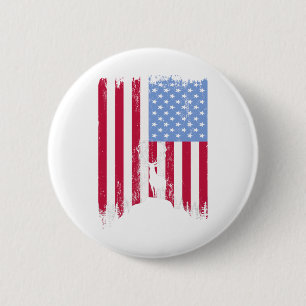 American Dee Hunter Patriotic T Shirt for men Wom Button