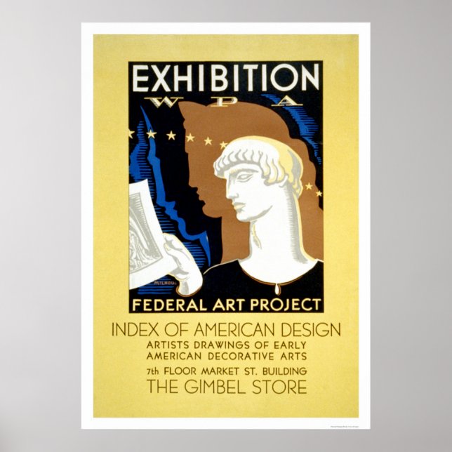 American Design 1936 WPA Poster (Vorne)