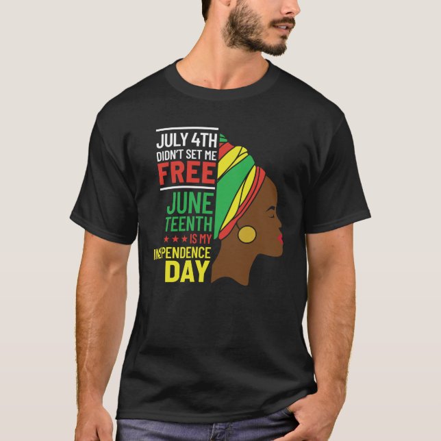 American Design for Black History Liebhaber T-Shirt (Vorderseite)