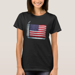 American Diesel Flag American Flag 4. Juli Tru T-Shirt