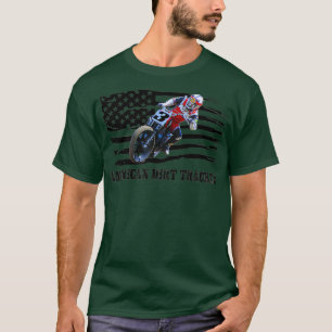 American Dirt Tracker Flat Track Racer Dirt Men T-Shirt