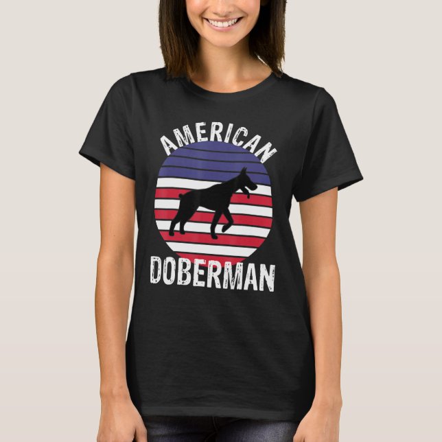 American Doberman T-Shirt (Vorderseite)