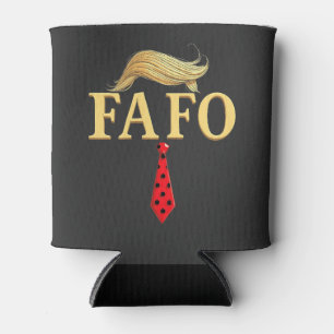 American Donald Trump FAFO USA Flag Patriotic Dosenkühler