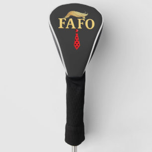 American Donald Trump FAFO USA Flag Patriotic Golf Headcover