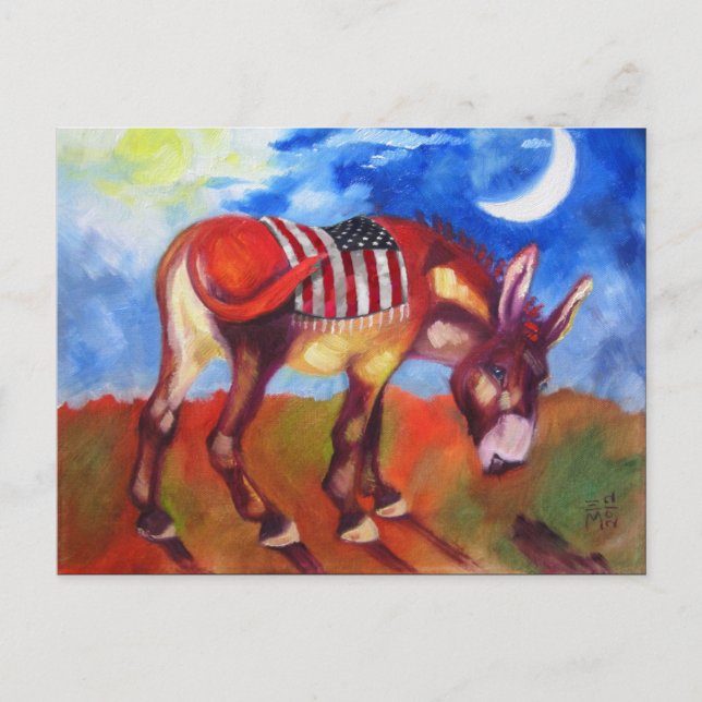 American Donkey Postkarte (Vorderseite)