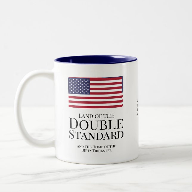 American Double Standard Zweifarbige Tasse (Links)