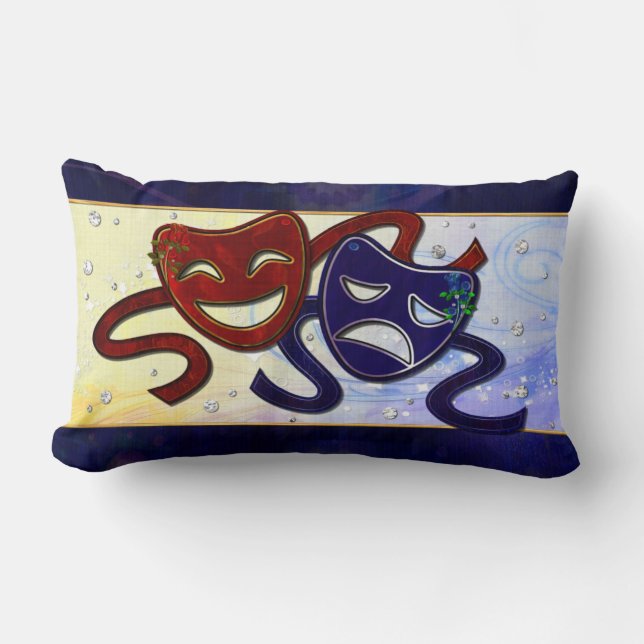 American Drama Comedy & Tragedy Lendenkissen (Vorderseite)