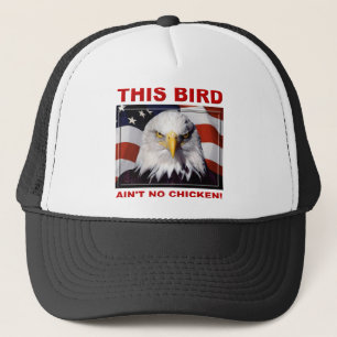 American Eagle Ain't No Chicken Ball Cap Trucker Truckerkappe