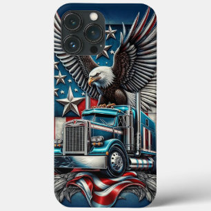American Eagle and Truck ,Bold & Patriotic Design Case-Mate iPhone Hülle