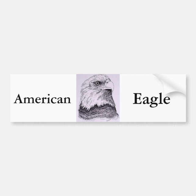 American Eagle Autoaufkleber (Vorne)