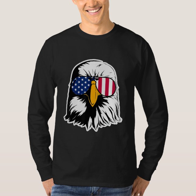 American Eagle Cool Visor Unabhängigkeitsfeier T-Shirt (Vorderseite)