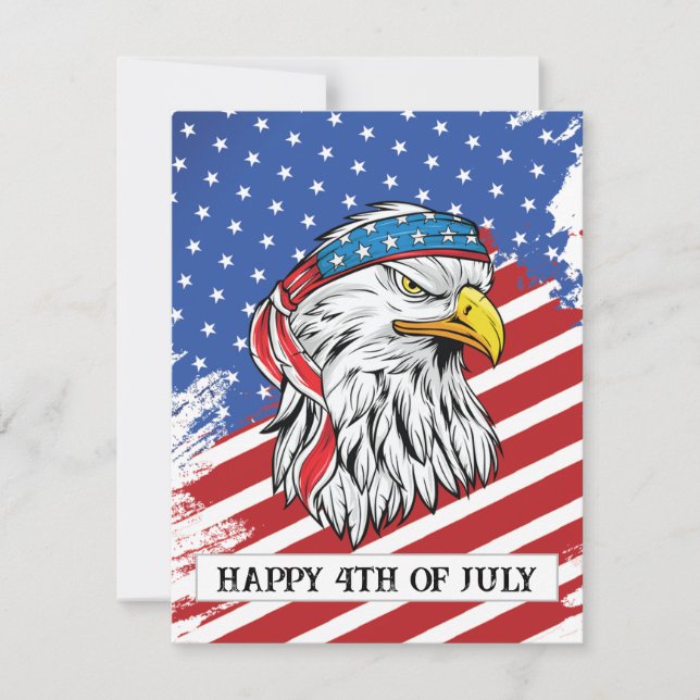 American Eagle Feiertagskarte (Vorderseite)