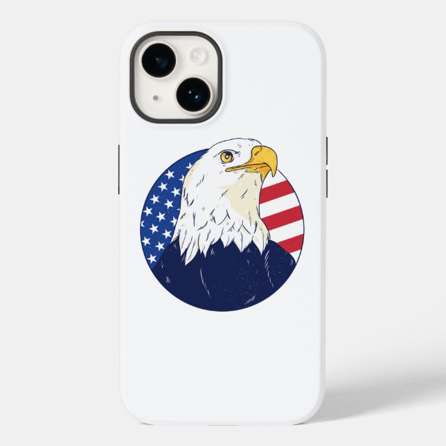 American Eagle Flag Case-Mate iPhone Hülle (Rückseite)