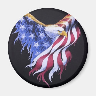 American Eagle Flag Magnet