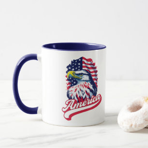 American Eagle Flag Tasse