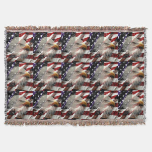 American Eagle Flag Wurfdecke Decke
