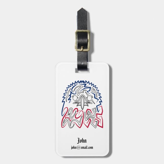 American Eagle Gepäckanhänger (Vorderseite vertikal)