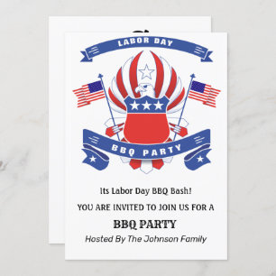 American Eagle GRILLEN Party Einladung