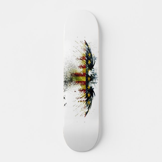 American Eagle Grunge Custom Pro Park Board Skateboard (Vorne)