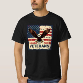 American Eagle Honor Our Veterans Black T-Shirt