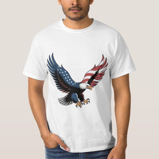 American Eagle in Flight T-Shirt  (Vorderseite)