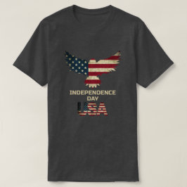 American Eagle Independence Day USA Flagge T-Shirt