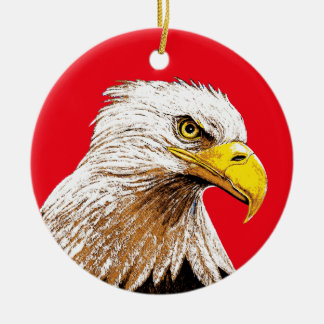 American Eagle Keramik Ornament