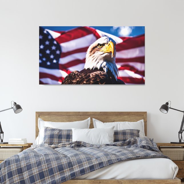 American Eagle  Leinwanddruck (Insitu (Schlafzimmer))