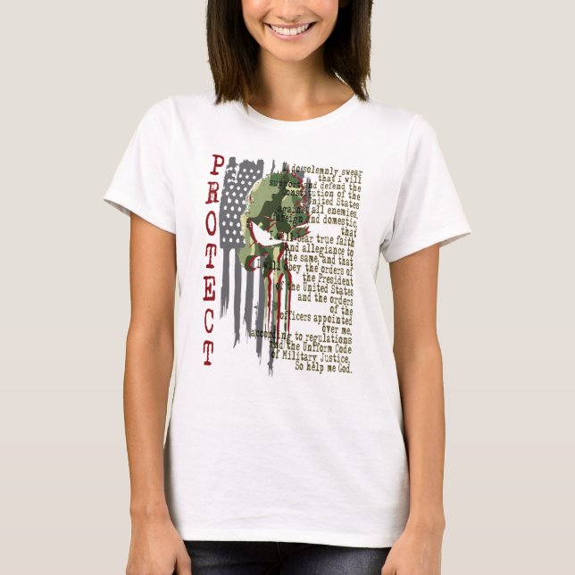 American Eagle Liberty Freedom Patriot Justice for T-Shirt (Vorderseite)