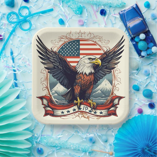 American Eagle Pappteller (Party)