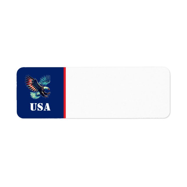 American Eagle Patriotic Flag Blau (Vorne)