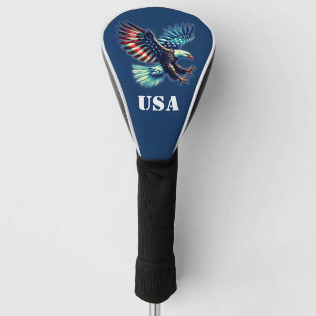 American Eagle Patriotic USA Golf Headcover (Vorderseite)