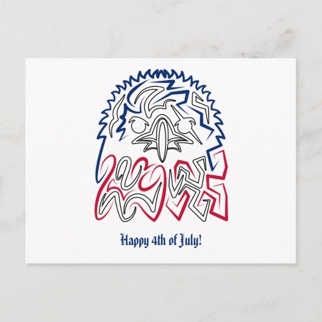 American Eagle Postkarte (Vorderseite)