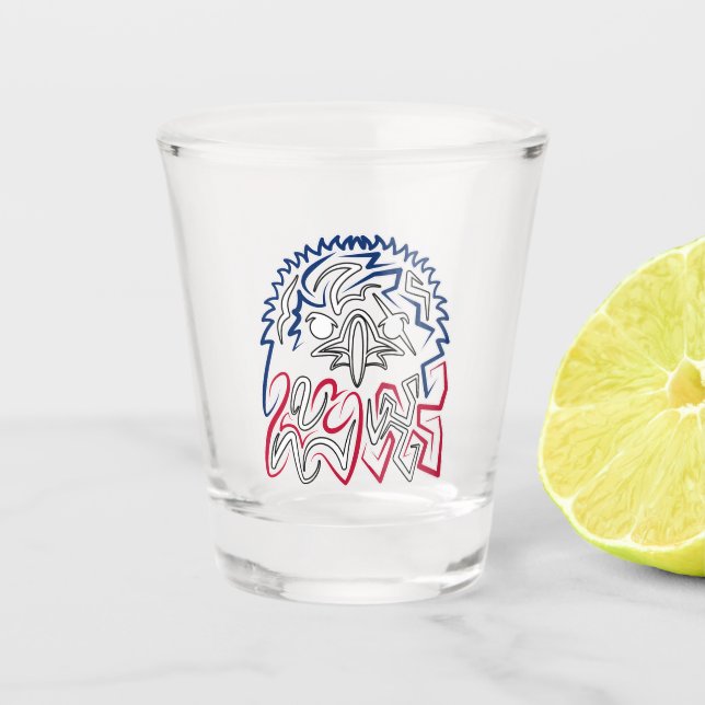 American Eagle Schnapsglas (Vorderseite)