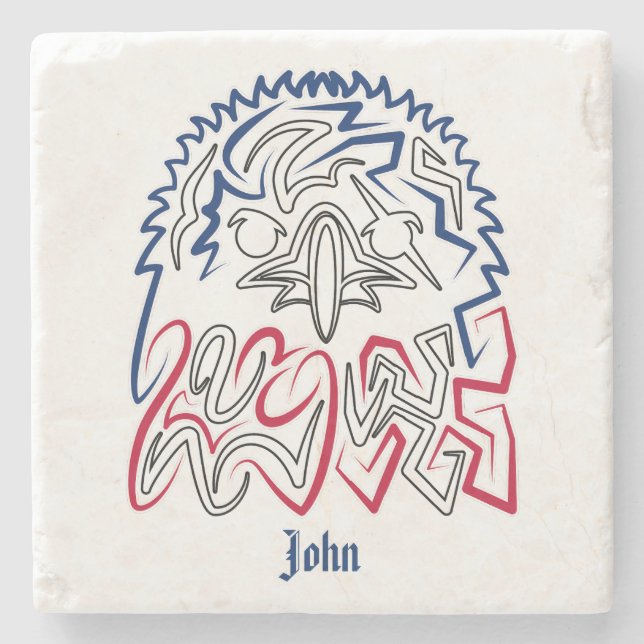 American Eagle Steinuntersetzer (Vorderseite)