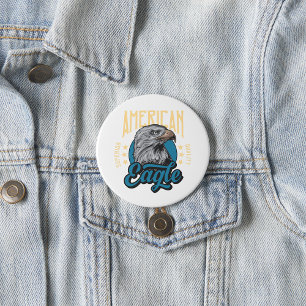 American Eagle Superior Quality Vintag Patriotic Button