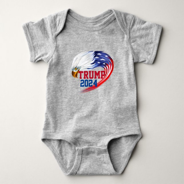 American Eagle Trump 2024 Baby Bodysuit Baby Strampler (Vorderseite)