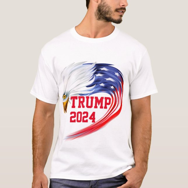 American Eagle Trump 2024 T-Shirt (Vorderseite)