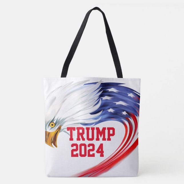 American Eagle Trump 2024 Tote Bag (Vorderseite)