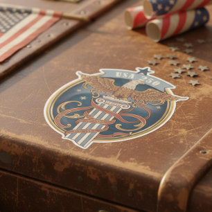 American Eagle USA 250 Art Nouveau Motiv ID1304 Aufkleber