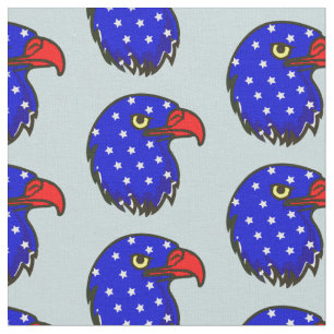 American Eagle USA Flag Red Blue White Stars Stoff