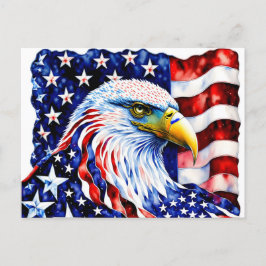 American Eagle, USA, Postcard Postkarte