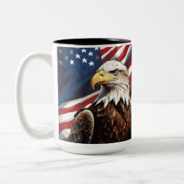 American Eagle Zweifarbige Tasse