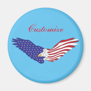 American Eagles Thunder_Cove Patriotic 4. Juli Magnet