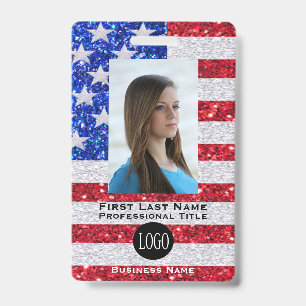 American Employee Tags ID Abzeichen Tag Abzeichen Ausweis