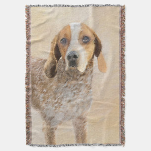 American English Coonhound Painting - Dog Art Decke