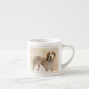 American English Coonhound Painting - Dog Art Espressotasse