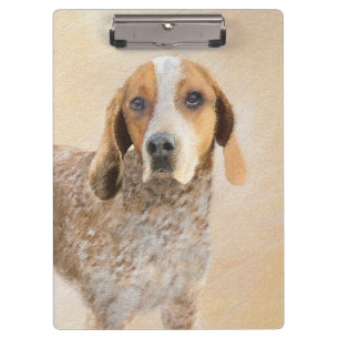 American English Coonhound Painting - Dog Art Klemmbrett