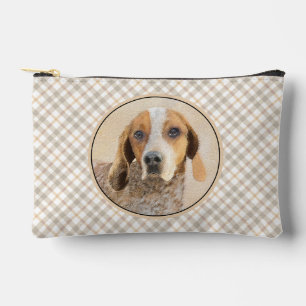 American English Coonhound Redtick Painting Dog Zubehörtasche