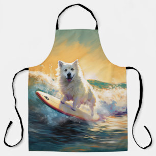 American Eskimo Beach Surfmalerei Schürze